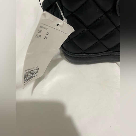 Sz 12 US H&M faux shearling lined-high tops elastic laces elastic slip on - Picture 4 of 5